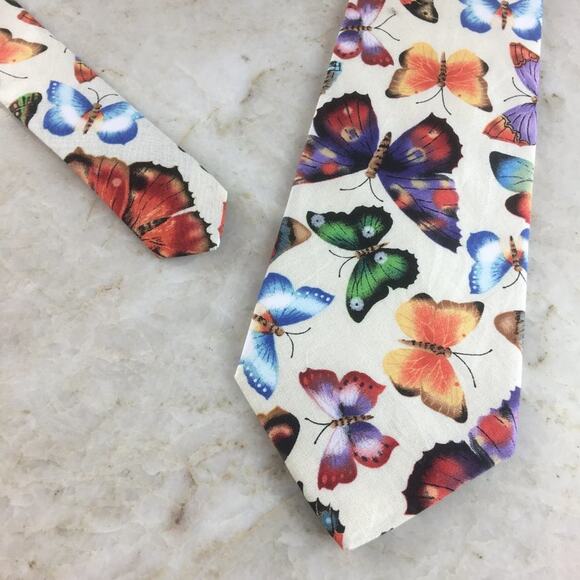 BRITE TIES COTTON TIE (BUTTERFLY PATTERN) - Picture 9 of 13